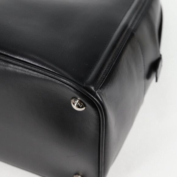 Prada Black Leather Handbag (Pre-Owned) - Picture 6 of 16